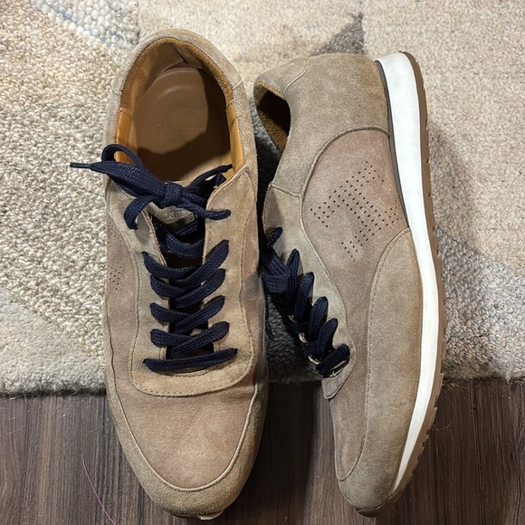 Men's 10 EUR 43 Hackett London suede athletic shoes - Picture 4 of 6